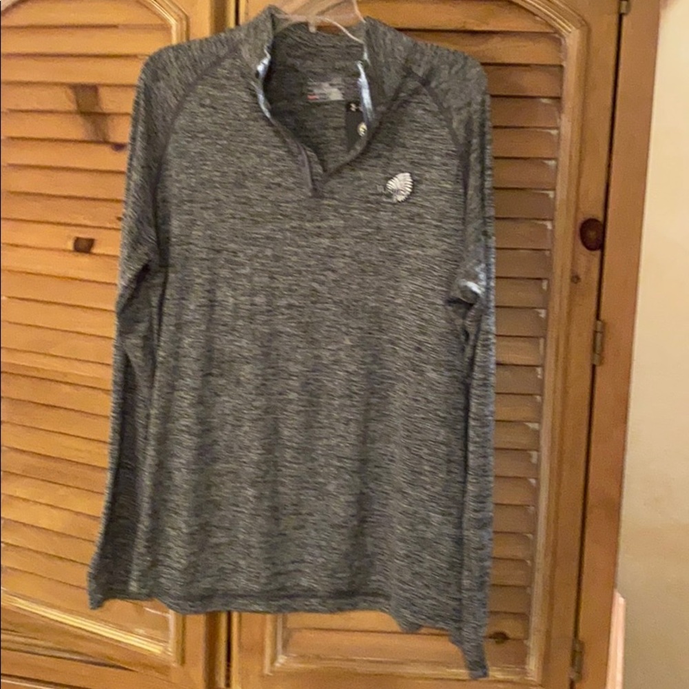 WMNs QTR Zip golf shirt LG/XL Under Armour NWT